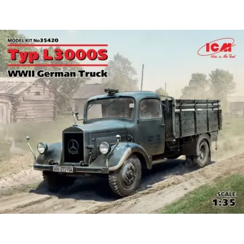 Збірна модель 1:35 Німецький вантажний автомобіль Typ L3000S ICM 35420
