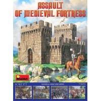 Збірна модель 1:72 Набір Штурм середньовічної фортеці MiniArt 72033