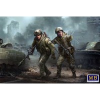Збірна модель 1:35 Фігури Полк Азов, Оборона Маріуполя, березень 2022 р. МастерБокс 35224