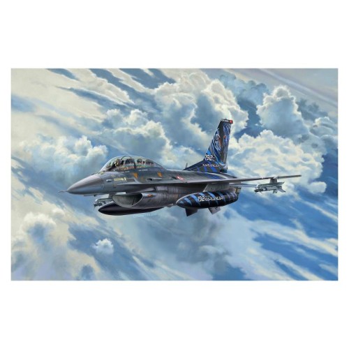 Збірна модель літака Збірна модель-копія Revell Літак F-16D Tigermeet 2014 рівень 4 масштаб 1:72 1:72