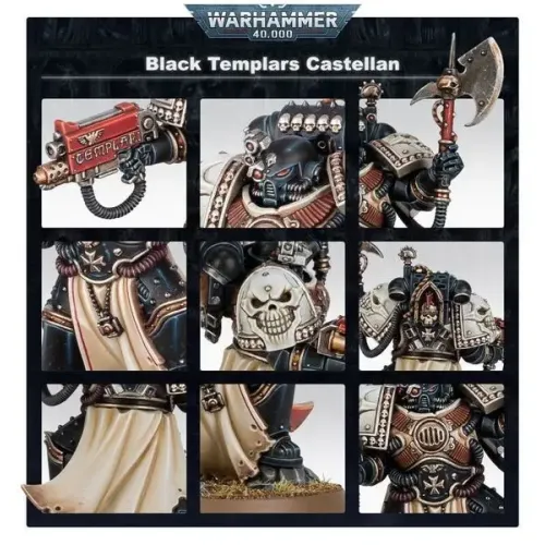 Мініатюра WARHAMMER 40000: BLACK TEMPLARS - CASTELLAN