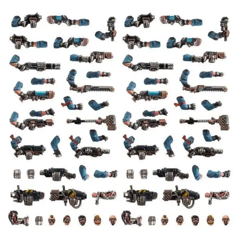 Набор миниатюр WARHAMMER 40000: NECROMUNDA - ORLOCK WEAPONS UPGRADES