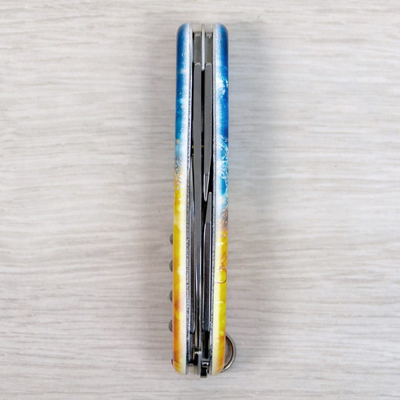 Швейцарский складной нож 91мм Victorinox SPARTAN UKRAINE 1.3603.7.T3160pw