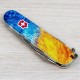 Складаний ніж Victorinox SPARTAN UKRAINE Жовто-сині бризки 1.3603.7.T3160pw