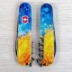 Складаний ніж Victorinox SPARTAN UKRAINE Жовто-сині бризки 1.3603.7.T3160pw