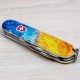 Складаний ніж Victorinox SPARTAN UKRAINE Жовто-сині бризки 1.3603.7.T3160pw