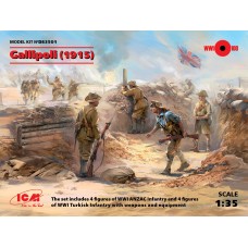  1:35 фигур Галлиполи (1915 г.) ICMDS3501