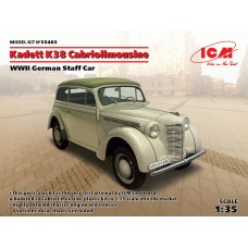 Модель для складання у масштабі 1:35 — німецький штабний автомобіль «Кадетт» K38 Cabriolimousine, ICM 35483