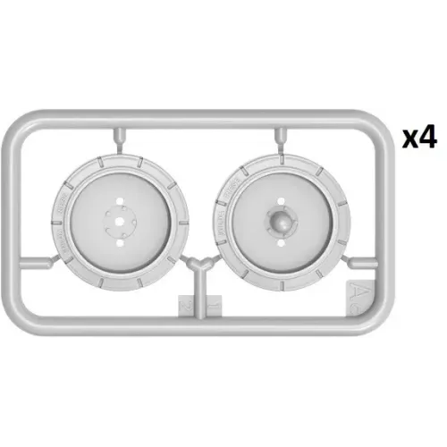 Сборная модель 1:35 Немецкий промышленный трактор D8511 образца 1936 года с грузовым прицепом