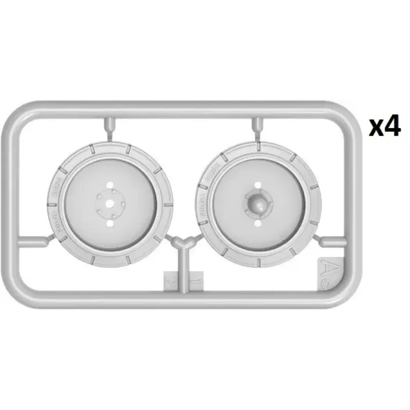 Сборная модель 1:35 Немецкий промышленный трактор D8511 образца 1936 года с грузовым прицепом