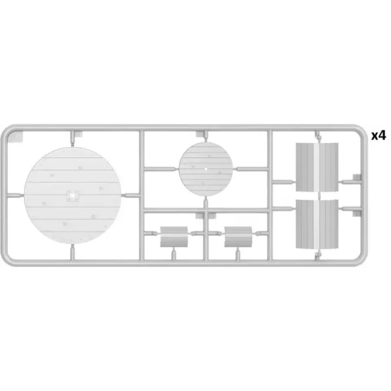 Сборная модель 1:35 Немецкий промышленный трактор D8511 образца 1936 года с грузовым прицепом