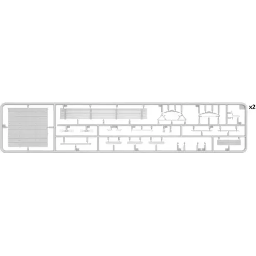 Сборная модель 1:35 Немецкий промышленный трактор D8511 образца 1936 года с грузовым прицепом