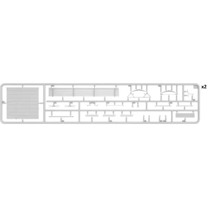 Сборная модель 1:35 Немецкий промышленный трактор D8511 образца 1936 года с грузовым прицепом