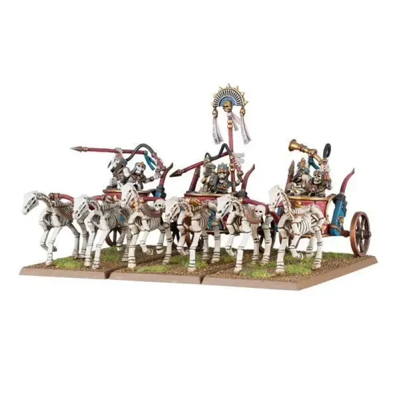 Набір мініатюр THE OLD WORLD: TOMB KINGS OF KHEMRI - SKELETON CHARIOTS