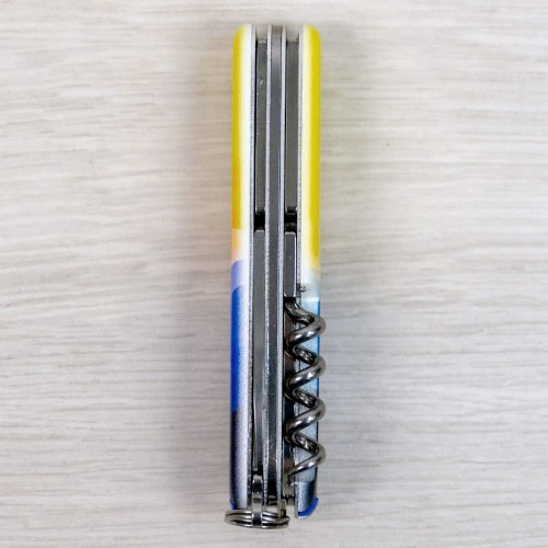 Складаний ніж Victorinox CAMPER UKRAINE Гірський пейзаж 1.3613.7.T3190pw