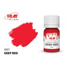 Акриловая краска Deep Red : Тёмно-красный ICM1007