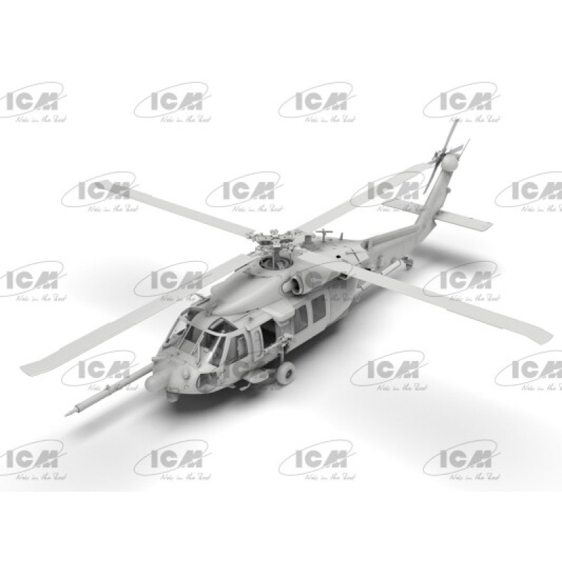 Сборная модель 1:48 Вертолет MH-60L Черный Ястреб ICM 48360