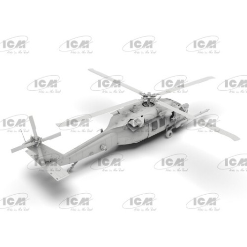 Сборная модель 1:48 Вертолет MH-60L Черный Ястреб ICM 48360
