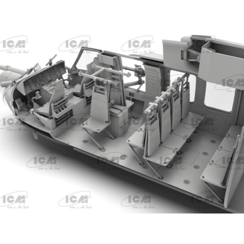 Сборная модель 1:48 Вертолет MH-60L Черный Ястреб ICM 48360