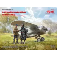 Сборная модель 1:32 Советский истребитель И-153 с советскими летчиками (1939-1942) ICM 32013