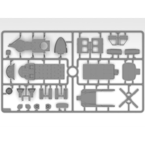 Сборная модель 1:48 Вертолет MH-60L Черный Ястреб ICM 48360