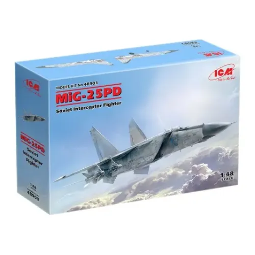 Сборная модель самолета Сборная модель 1:48 Самолет МиГ-25 ПД ICM 48903 1:48