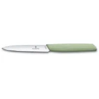 Ніж для чищення овочів Victorinox SWISS MODERN 10см зелен 6.9006.1042