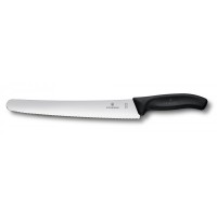 Кондитерський ніж Victorinox SWISS CLASSIC 26см хвил чорн 6.8633.26