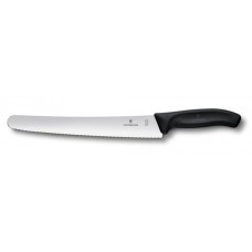 Кондитерський ніж Victorinox SWISS CLASSIC 26см хвил чорн 6.8633.26