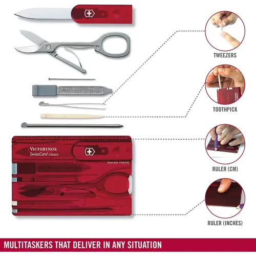 Картка-мультитул Victorinox SWISSCARD 0.7100.TB1