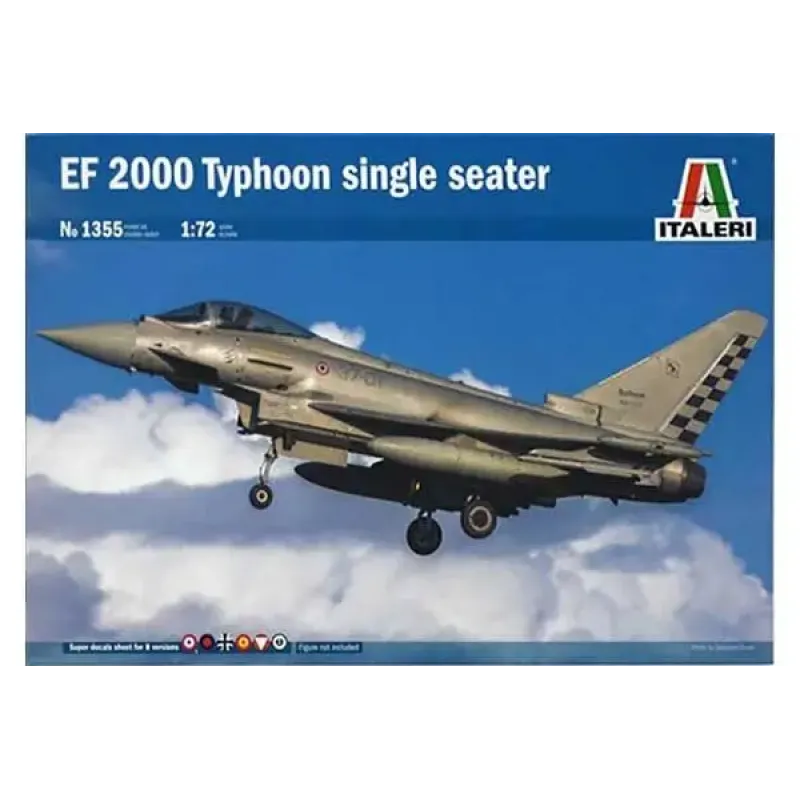Сборная модель самолета Cборная модель 1:72 Самолет EF 2000 Тайфун (Одноместный) Италери 1355 1:72
