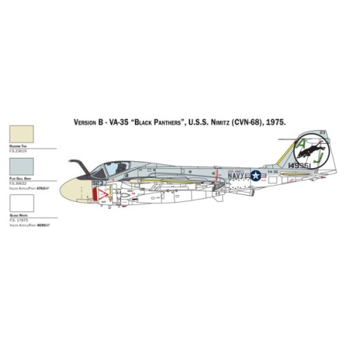 Збірна модель літака Збірна модель 1:72 Літак KA-6D Intruder Italeri 1405 1:72