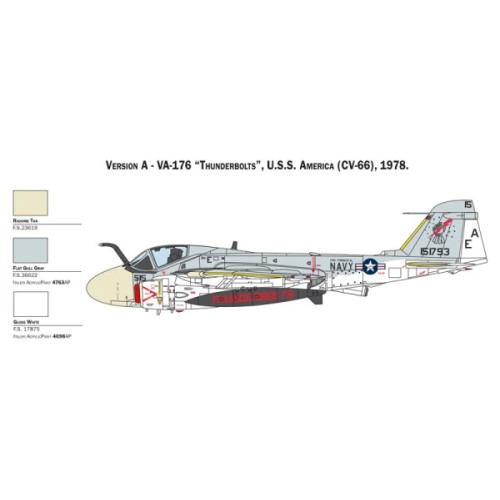 Збірна модель літака Збірна модель 1:72 Літак KA-6D Intruder Italeri 1405 1:72