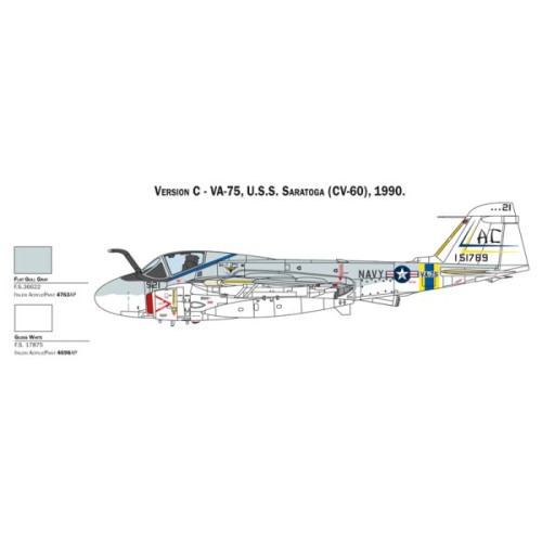 Збірна модель літака Збірна модель 1:72 Літак KA-6D Intruder Italeri 1405 1:72