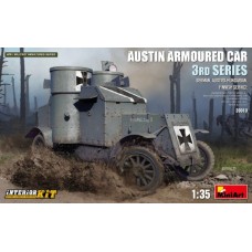 Збірна модель 1:35 Бронеавтомобіль Austin 3-ї серії з інтер'єром (німецька, австро-угорської та фінської служби) MiniArt 39010