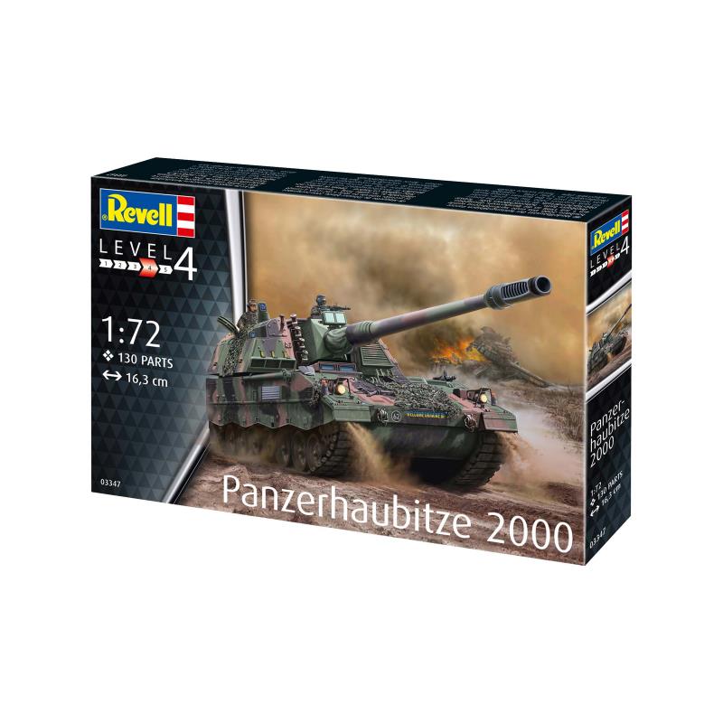 Збірна модель Збірна модель-копія Revell САУ Panzerhaubitze 2000 рівень 4 масштаб 1:72
