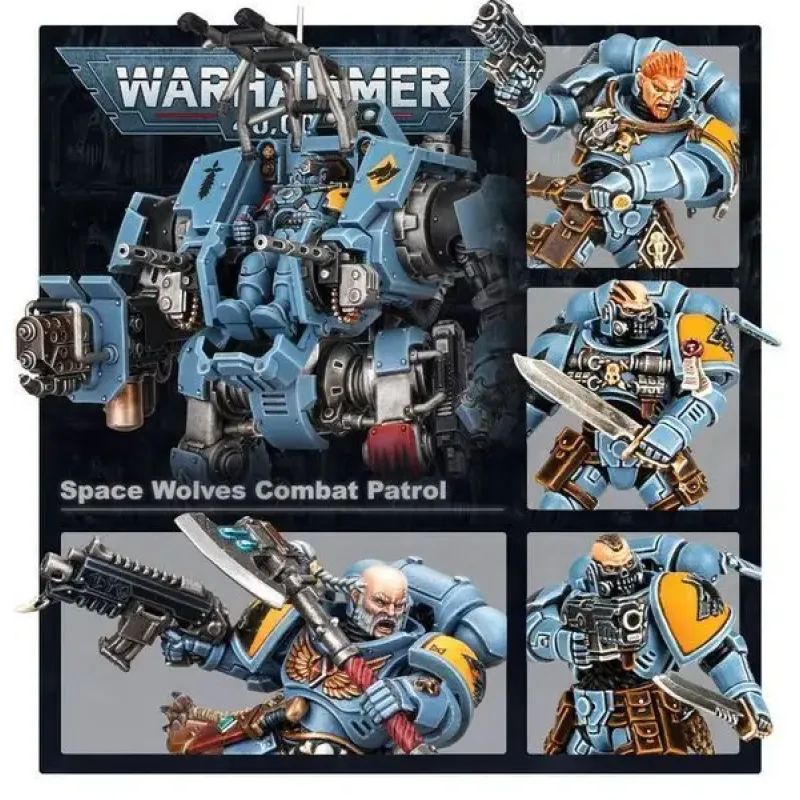 Набор миниатюр WARHAMMER 40000: COMBAT PATROL - SPACE WOLVES