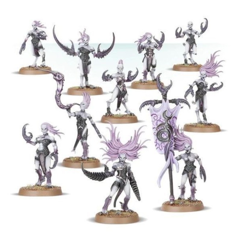 Набор миниатюр AGE OF SIGMAR: HEDONITES OF SLAANESH - DAEMONETTES