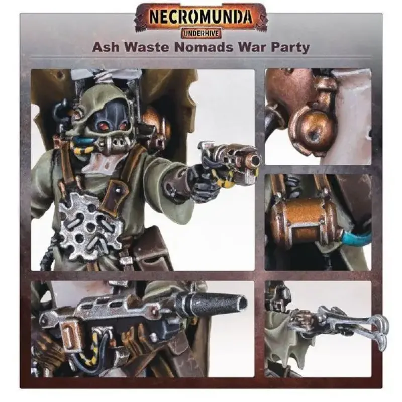 Набор миниатюр WARHAMMER 40000: NECROMUNDA - ASH WASTES NOMADS WAR PARTY