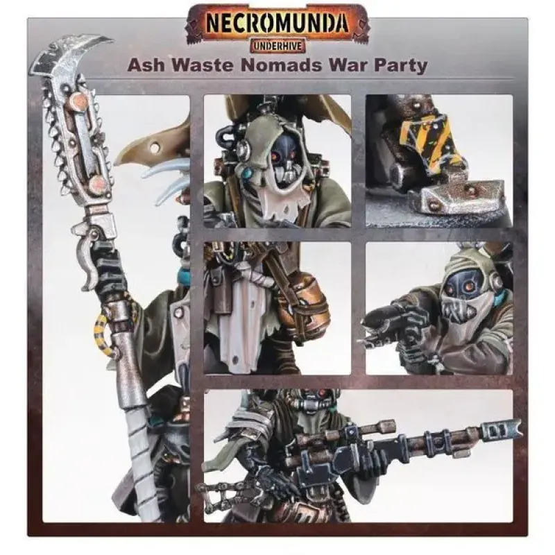 Набор миниатюр WARHAMMER 40000: NECROMUNDA - ASH WASTES NOMADS WAR PARTY