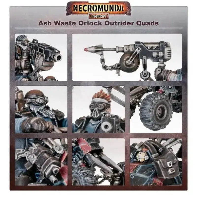 Набор миниатюр NECROMUNDA: ORLOCK OUTRIDER QUADS
