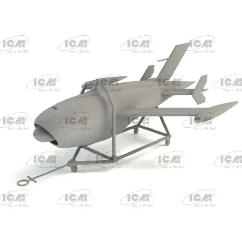 Збірна модель KDA-1 (Q-2A) Firebee з причепом