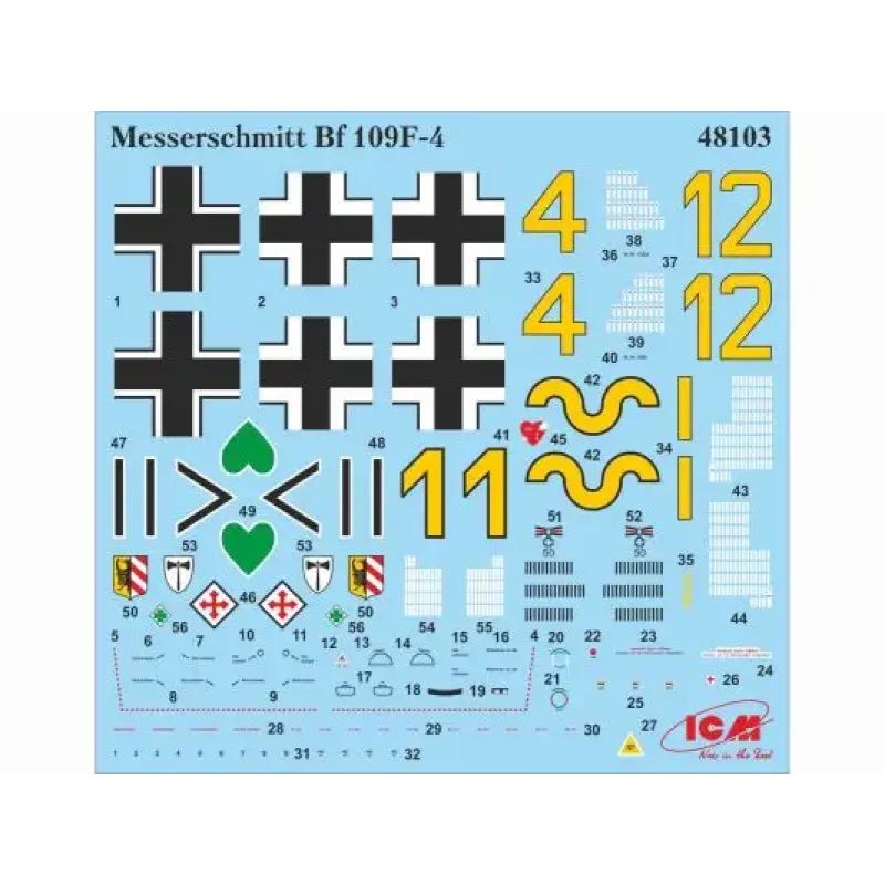 Сборная модель самолета Сборная модель 1:48 Аэродром Люфтваффе (Вторая мировая война) ICMDS4801 1:48