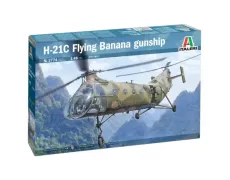 Сборная модель 1:48 Вертолет H-21C Flying Banana Gunship Италери 2774