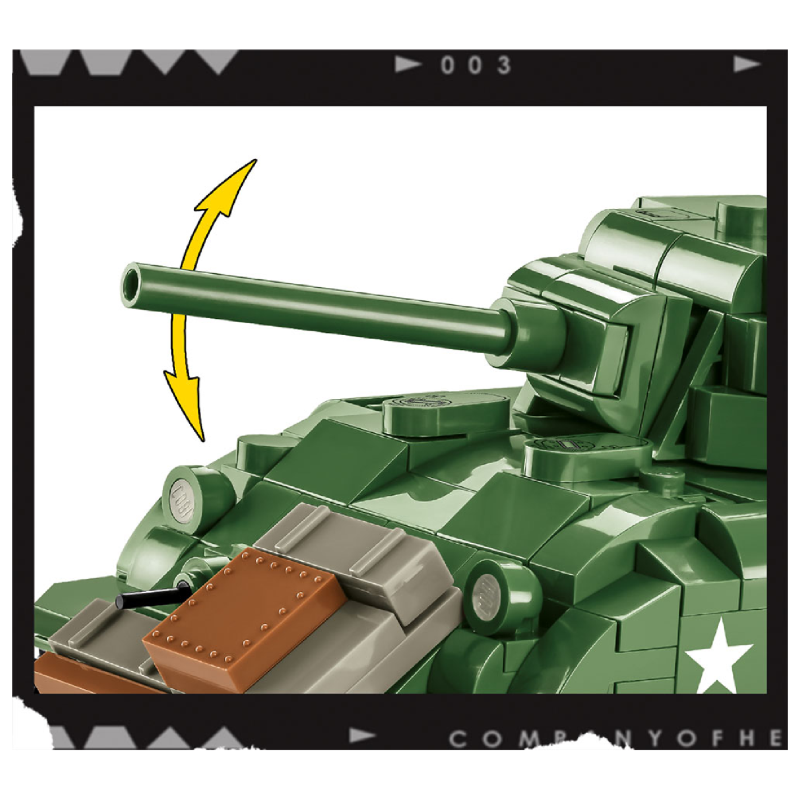 Конструктор COBI Company of Heroes 3 Танк M4 Шерман, 615 деталей