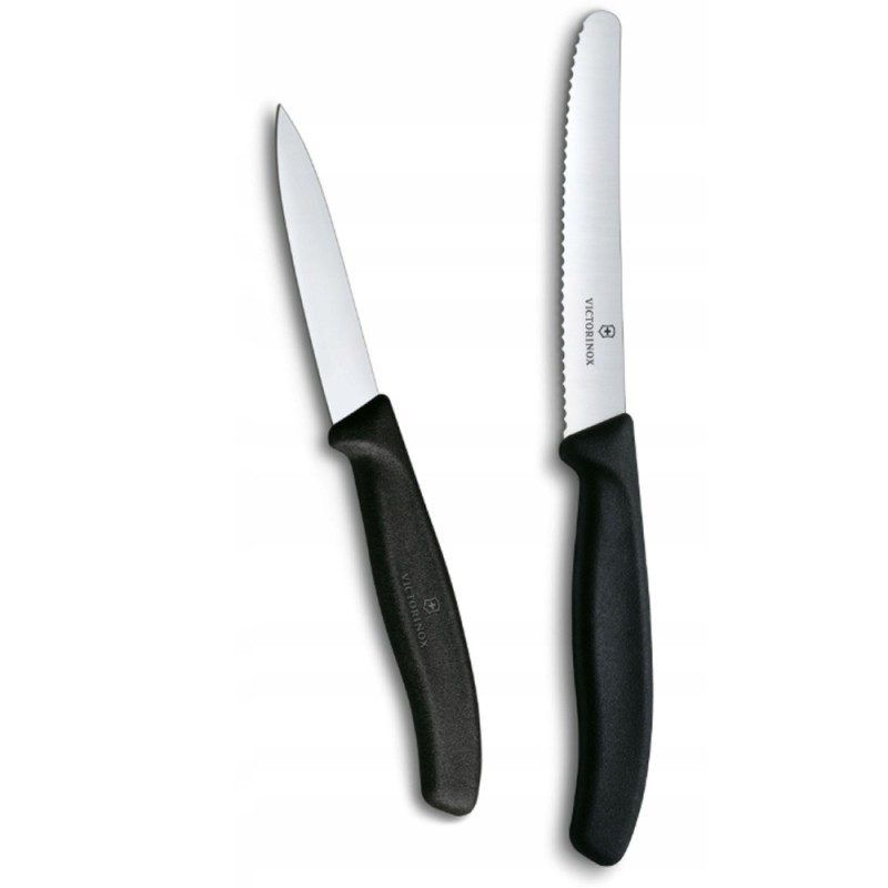 Набір ножів для чищення овочів Victorinox Swiss Classic 2 ножа чорн 6.7113.2