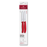 Набір ножів для томатів Victorinox Swiss Classic 2 ножа 11см хвил черв 6.7831.2C1