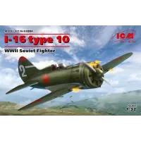 Сборная модель 1:32 Советский истребитель I-16 тип 10 ICM32004