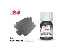 Акрилова фарба Gun metal : Збройовий метал ICM1027