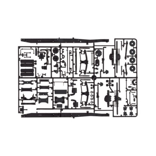 Збірна модель 1:24 Вантажний автомобіль : тягач Mercedes-Benz 2238 6x4 Italeri 3943